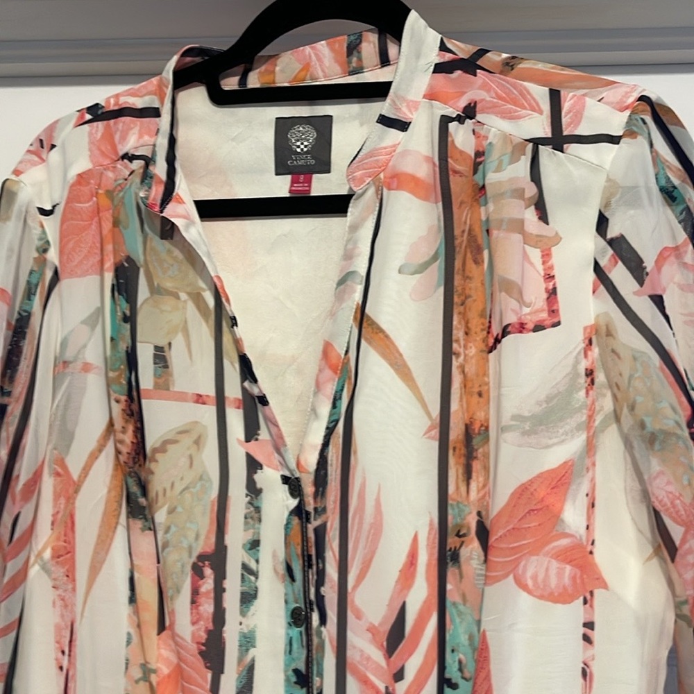 Vince Camuto sheer fancy  dress size 8 - Picture 3 of 4
